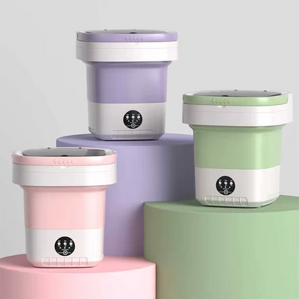 12Ltr Mini Washing Machine Three Gears Adjustable Electric Mini Fold-able Washing Machine