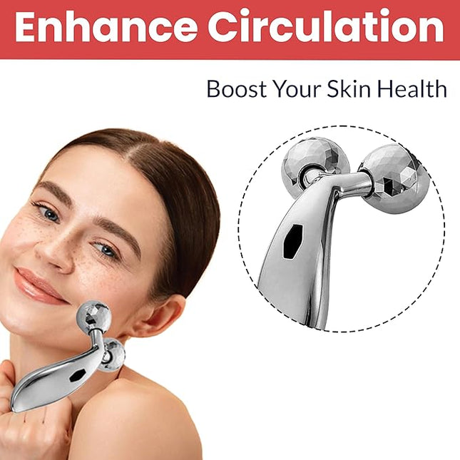 3D Manual Facial Massager for Glowing Skin designed to revitalize and rejuvenate your complexion