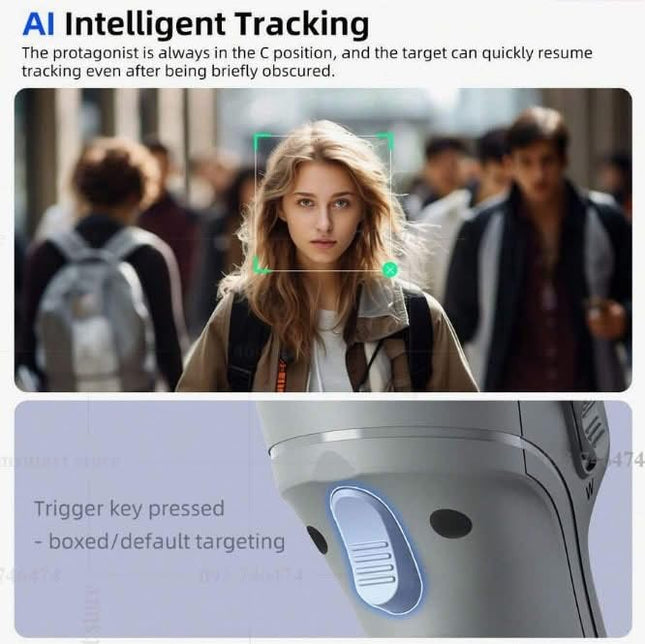 M1-3 Axis Gimbal 2500 MAH Lithium Battery Mobile Gimbal Stabilizer for Creators & Vloggers