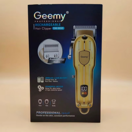 GEEMY GM6695 Rechargeable Electric Shaver Hair Clipper for Men