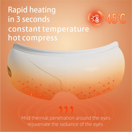 High Frequency Eyes Care Device Vibration Bluetooth Ems Eye Massager Heat Massage Eye Mask