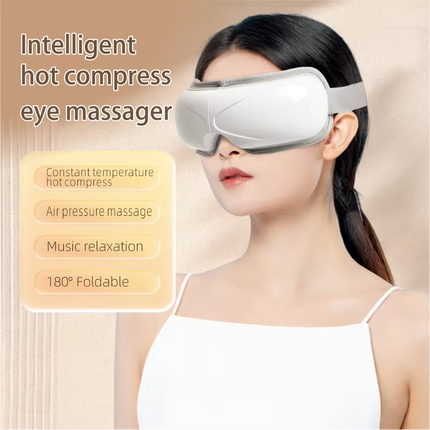 High Frequency Eyes Care Device Vibration Bluetooth Ems Eye Massager Heat Massage Eye Mask