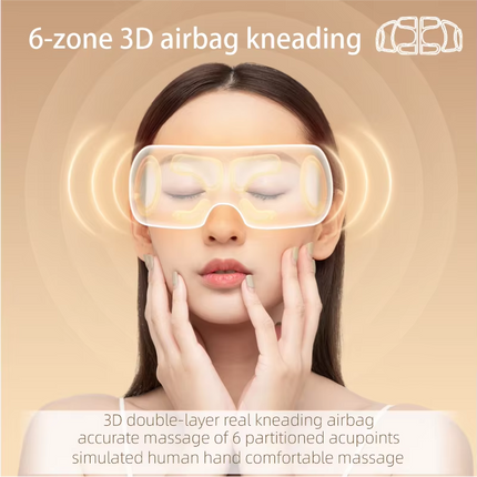 High Frequency Eyes Care Device Vibration Bluetooth Ems Eye Massager Heat Massage Eye Mask