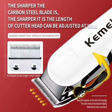 Kemei KM-809A Barber Hair Cutting Trimmer Hair Clipper