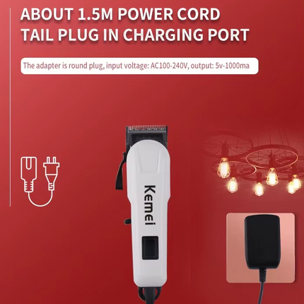Kemei KM-809A Barber Hair Cutting Trimmer Hair Clipper