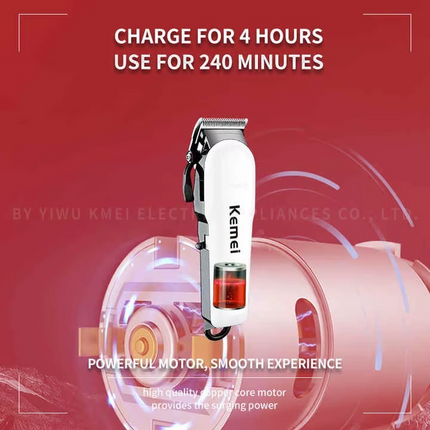 Kemei KM-809A Barber Hair Cutting Trimmer Hair Clipper