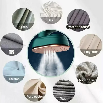 Portable Steam Iron Mini Wet Dry Ironing Machine Heat Press
