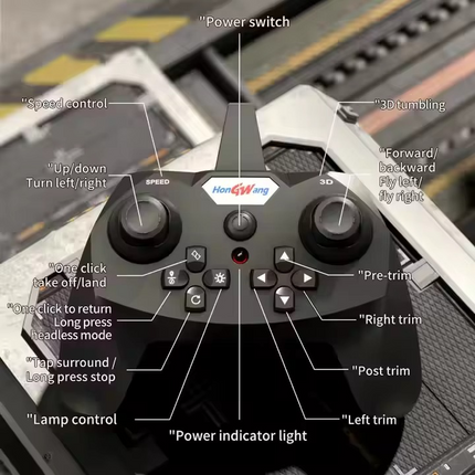 RC Remote Control Airplane Light Weight 2.4G Fighter Drone