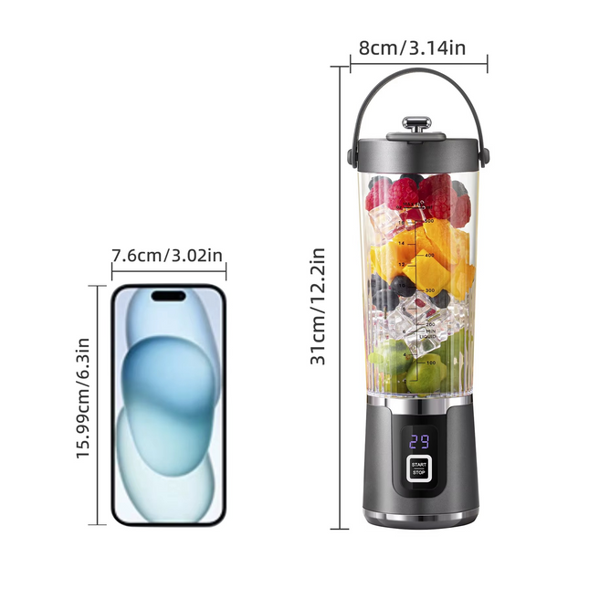 Portable Stainless Steel Cup Juice Blender Juicer
