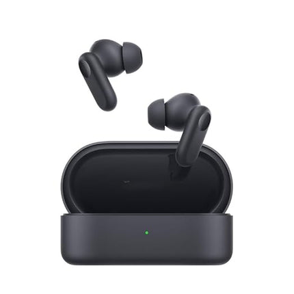 True Wireless Earbuds with Mic 12.4 mm Drivers Playback Upto 38 hrs 4-Mic Design (Black)