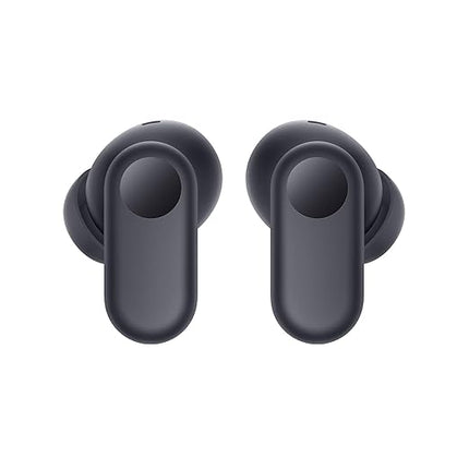 True Wireless Earbuds with Mic 12.4 mm Drivers Playback Upto 38 hrs 4-Mic Design (Black)